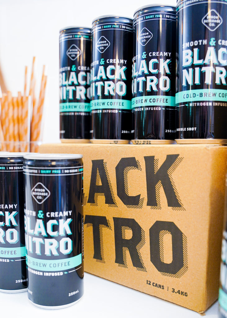 Black Nitro Cold Brew Coffee